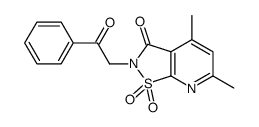 3,5-dimethyl-9,9-dioxo-8-phenacyl-9$l^{6}-thia-2,8-diazabicyclo[4.3.0] nona-2,4,10-trien-7-one picture