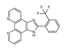 2-(2-trifluoromethylphenyl)imidazole[4,5f][1,10]phenanthroline结构式