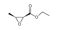 乙基 (2S,3S)-2,3-环氧树脂-3-甲基丙烷酸酯结构式
