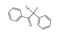 [2-2H]-1,2-diphenylpropan-1-one结构式