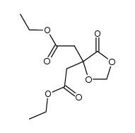 (5-oxo-[1,3]dioxolane-4,4-diyl)-bis-acetic acid diethyl ester结构式
