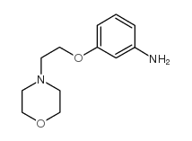 3-(2-吗啉代乙氧基)苯胺结构式