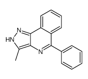 3-methyl-5-phenyl-2H-pyrazolo[4,3-c]isoquinoline结构式