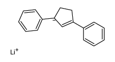 lithium,(3-phenylcyclopenten-1-yl)benzene Structure