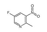 5-氟-2-甲基-3-硝基吡啶结构式