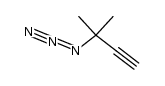3-azido-3-methyl-1-butyne Structure