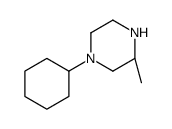 (S)-1-环己基-3-甲基哌嗪结构式