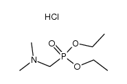 dimethylaminomethyl-phosphonic acid diethyl ester, hydrochloride Structure