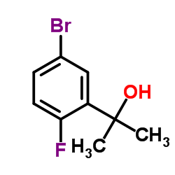 2-(5-Bromo-2-fluorophenyl)-2-propanol Structure