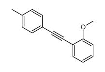 1-methoxy-2-[2-(4-methylphenyl)ethynyl]benzene Structure