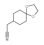 1,4-DIOXASPIRO[4.5]DECANE-8-ACETONITRILE结构式