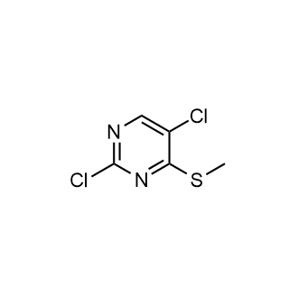 2,5-二氯-4-(甲硫基)嘧啶结构式
