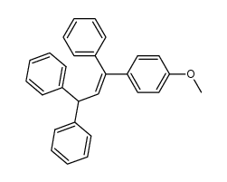 (E,Z)-1-(4-Methoxyphenyl)-3,3-diphenylpropene Structure