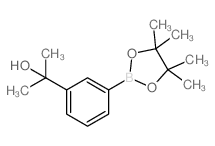 2-(3-(4,4,5,5-Tetramethyl-1,3,2-dioxaborolan-2-yl)phenyl)propan-2-ol Structure
