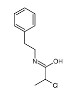 2-Chloro-N-(2-phenylethyl)propanamide Structure