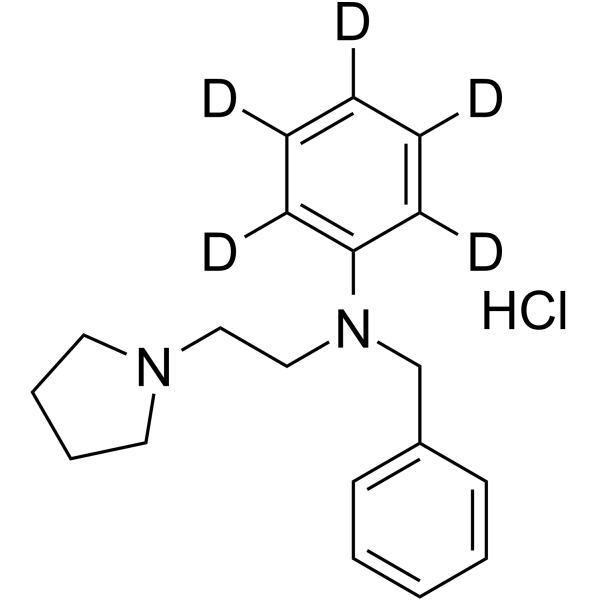 Histapyrrodine-d5 hydrochloride Structure