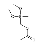 (acetoxymethyl)dimethoxy(methyl)silane结构式