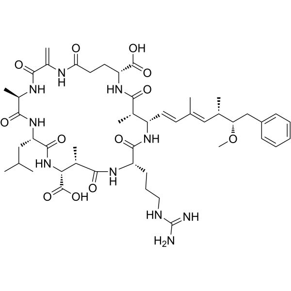 7-desmethylmicrocystin LR结构式