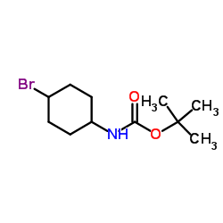 (4-溴-环己基)-氨基甲酸叔丁酯结构式