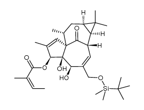 ingenol-20-(tert-butyldimethylsilyl)-ether-3-angelate Structure