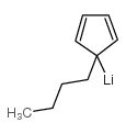 lithium n-butylcyclopentadienide Structure