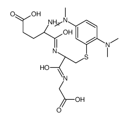 2-(glutathione-yl)-N,N,N',N'-tetramethyl-4-phenylenediamine结构式
