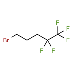 1, 1, 1, 2, 2-五氟-5-溴戊烷结构式