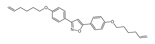 3,5-bis(4-hex-5-enoxyphenyl)-1,2-oxazole Structure