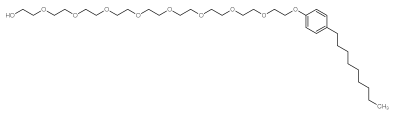壬基酚聚氧乙烯醚结构式