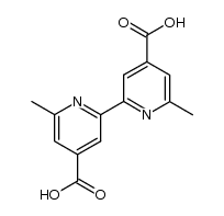 [2,2'-Bipyridine]-4,4'-dicarboxylic acid, 6,6'-diMethyl- Structure