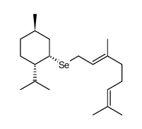 (1S,2S,5R)-(+)-geranyl neomenthyl selenide Structure