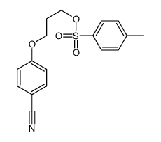 3-(4-cyanophenoxy)propyl 4-methylbenzenesulfonate Structure
