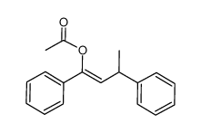 (Z)-acetyloxy-1,3-diphenyl-1-butene结构式