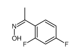 (NE)-N-[1-(2,4-difluorophenyl)ethylidene]hydroxylamine Structure