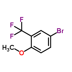 4-Bromo-1-methoxy-2-(trifluoromethyl)benzene Structure