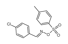 p-chlorobenzaldehyde O-[(4-methylphenyl)sulphonyl]oxime Structure