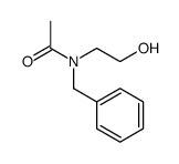 N-benzyl-N-(2-hydroxyethyl)acetamide Structure