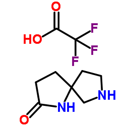 1,7-diazaspiro[4.4]nonan-2-one trifluoroacetate structure