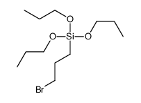 3-bromopropyl(tripropoxy)silane Structure