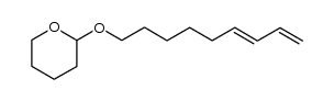 (E)-9-[(tetrahydro-2H-pyran-2-yl)oxy]-1,3-nonadiene结构式