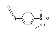 4-isocyanato-N-methylbenzenesulfonamide结构式