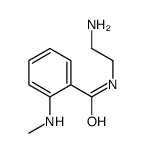 N-(2-Aminoethyl)-2-(methylamino)benzamide结构式