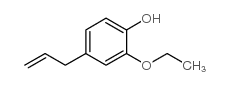 4-allyl-2-ethoxyphenol结构式