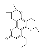 12-Deoxy-7,8-dihydrocalanolide A结构式