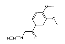2-azido-1-(3,4-dimethoxyphenyl)ethanone结构式