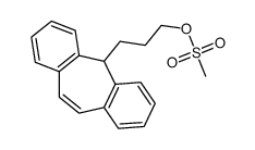 3-(5H-dibenzo[a,d][7]annulen-5-yl)propyl methanesulfonate结构式