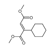 Cyclohexylfumarsaeure-dimethylester Structure