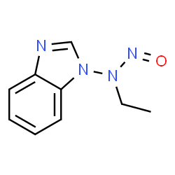 1H-Benzimidazol-1-amine,N-ethyl-N-nitroso-(9CI) Structure
