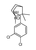 (3,4-dichlorophenyl)methyl-(4,7,7-trimethyl-3-bicyclo[2.2.1]heptanyl)azanium,chloride Structure