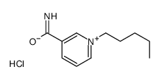 1-pentylpyridin-1-ium-3-carboxamide,chloride结构式